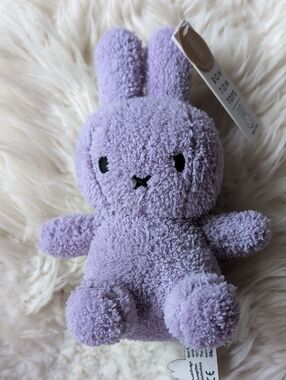 Bon Ton Toys Miffy Bunny Rabbit 7" Terry Plush Purple